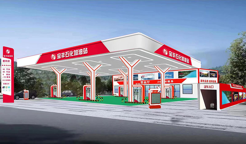 加油站網架罩棚